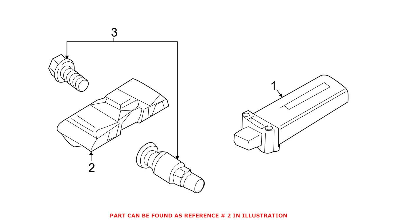 BMW Mini Tire Pressure Monitor Sensor (433MHz) 36106874829